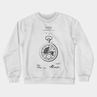 WATCH patent Crewneck Sweatshirt